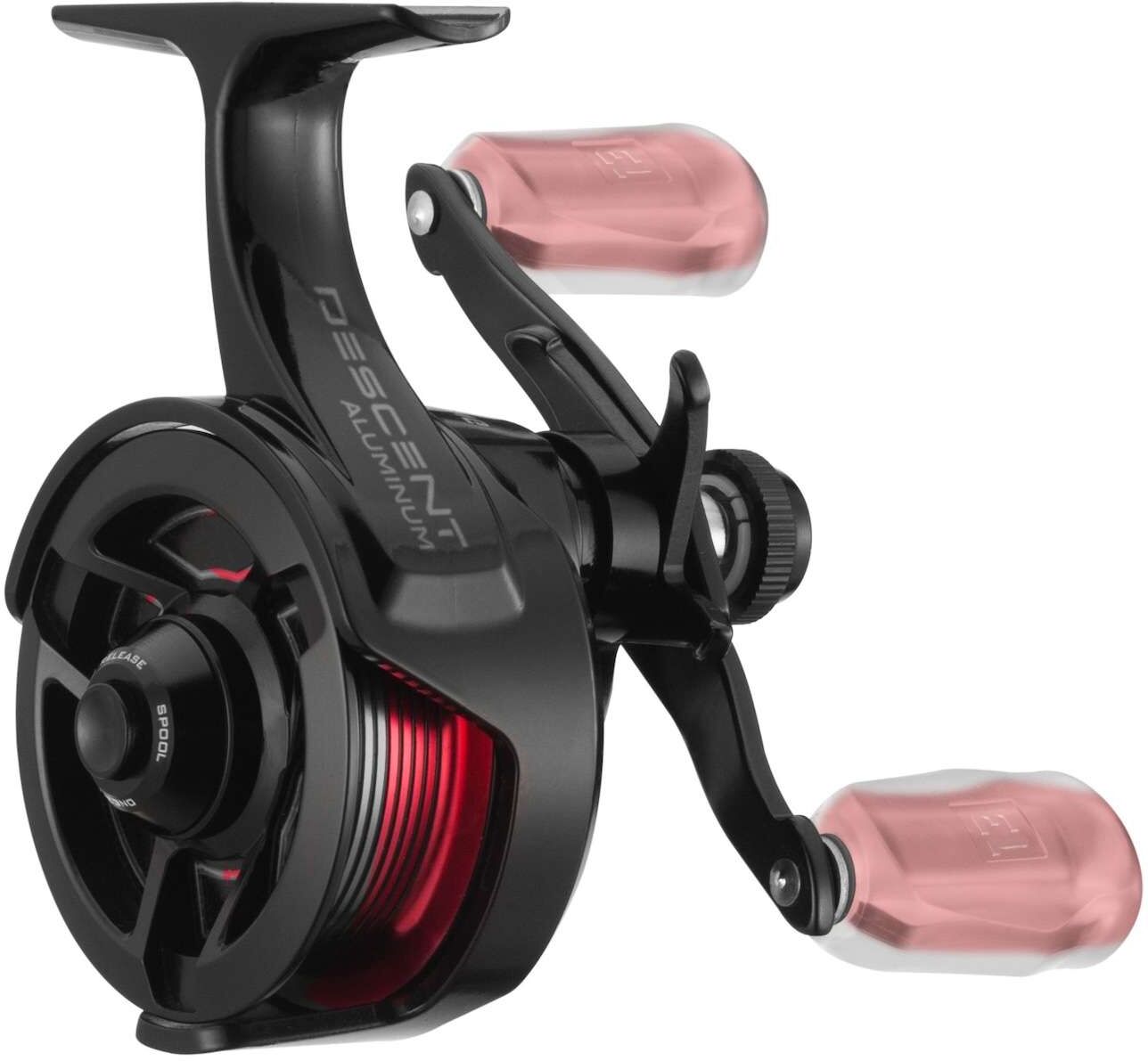 13 Fishing Descent Aluminum Inline Ice Fishing Reel - D2AL-2.7-RH