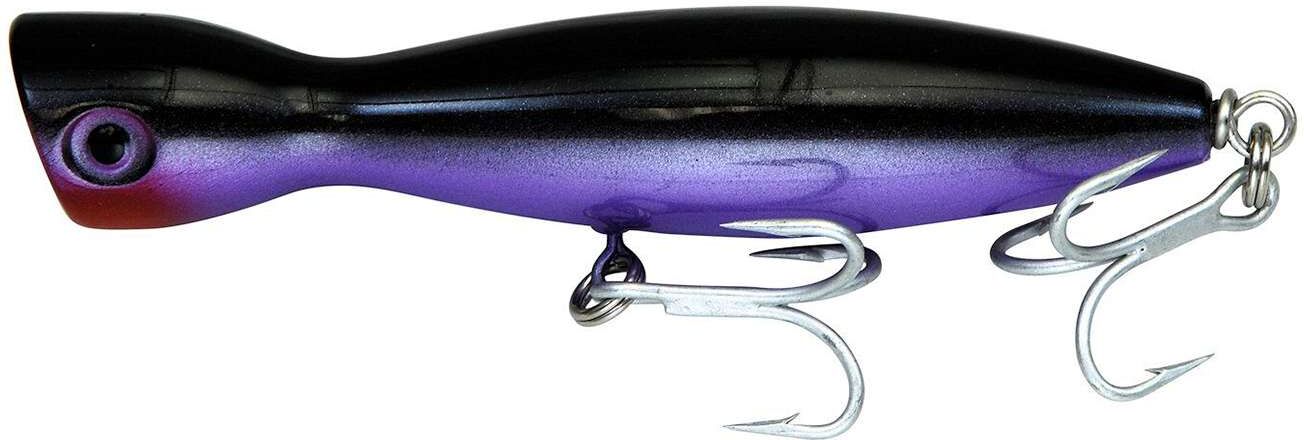 Super Strike PP5W Little Neck Popper - Sinking - Black/Purple