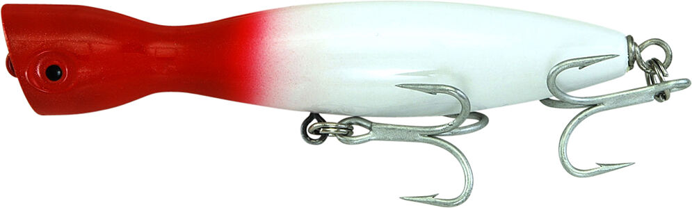 Super Strike PP6W Little Neck Popper - Sinking - 033-Red Head/White