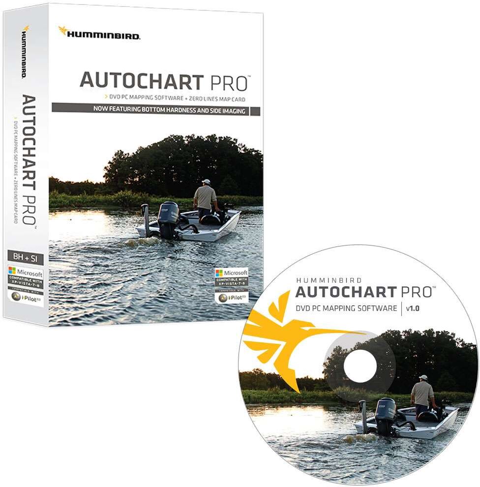 Humminbird - 600032-1 AutoChart PRO DVD PC Mapping Software