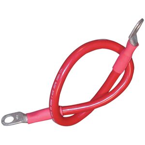 Ancor Battery Cable Assembly - 2 AWG Wire, 3/8" Stud, Red - 18"