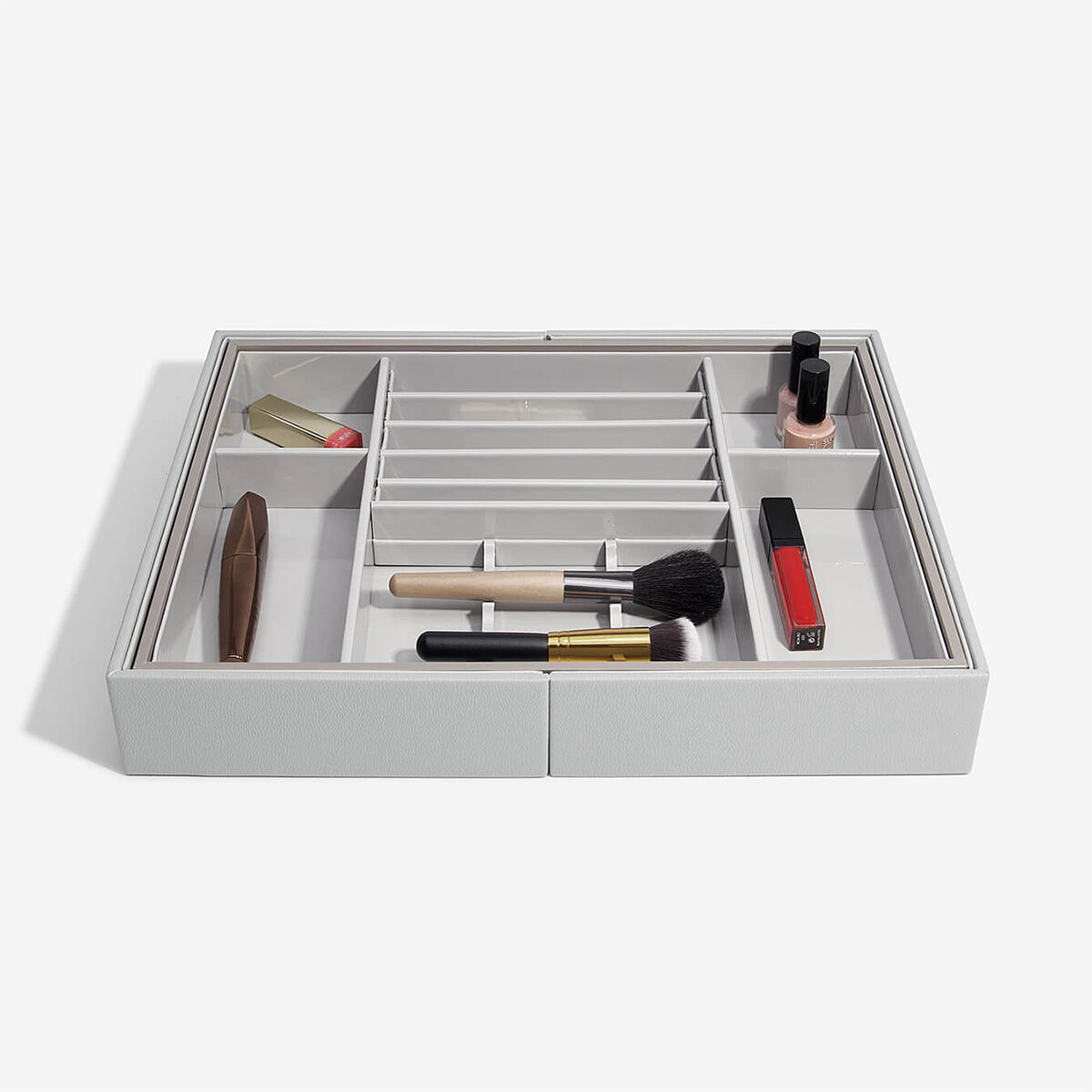 Stackers In-Drawer Makeup Organizer Grey