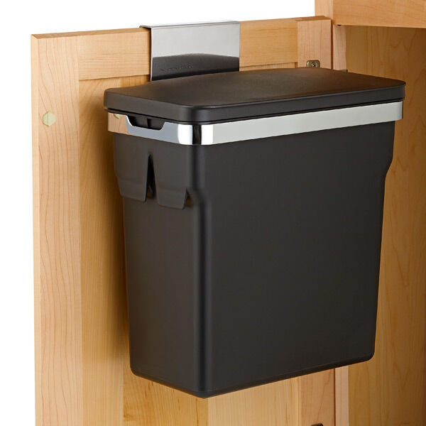 simplehuman In-Cabinet Trash Can Black