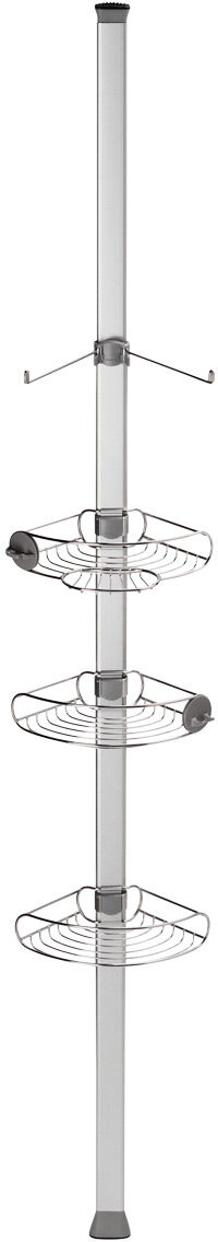 simplehuman Tension Pole Shower Caddy Stainless