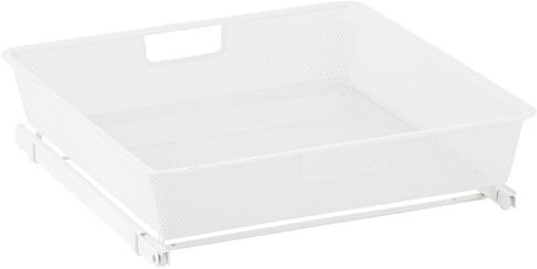 The Container Store Elfa Medium 1-Runner Cabinet-Sized Mesh Easy Glider White