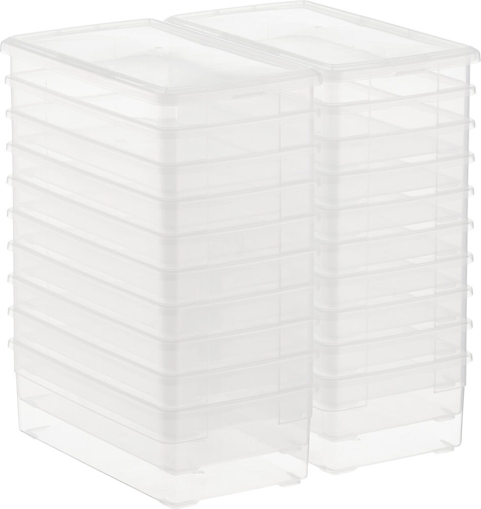 The Container Store Best Value Case of 20 Our Shoe Box Clear