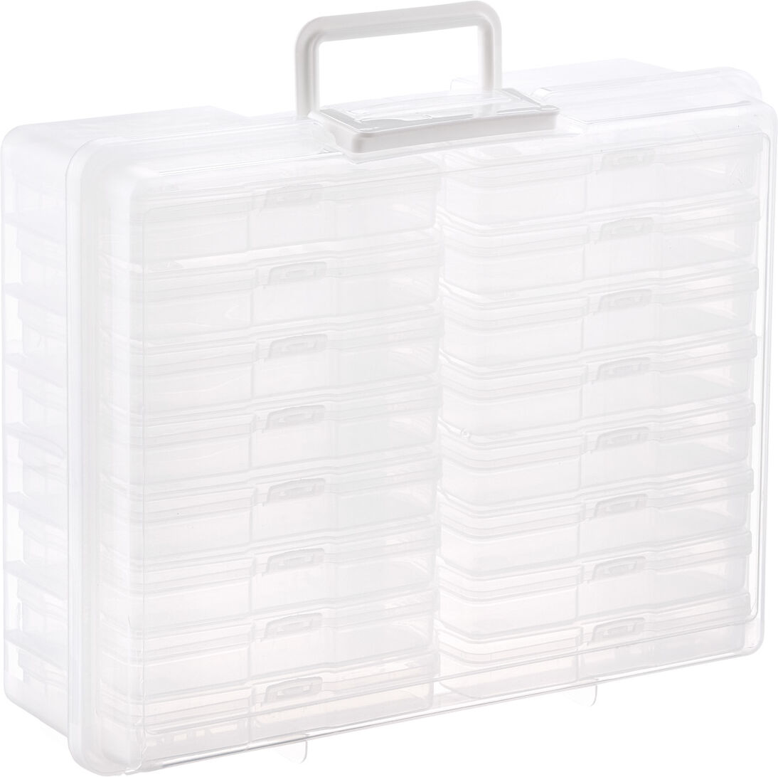 Iris 16-Case 4" x 6" Photo Storage Carrier Translucent