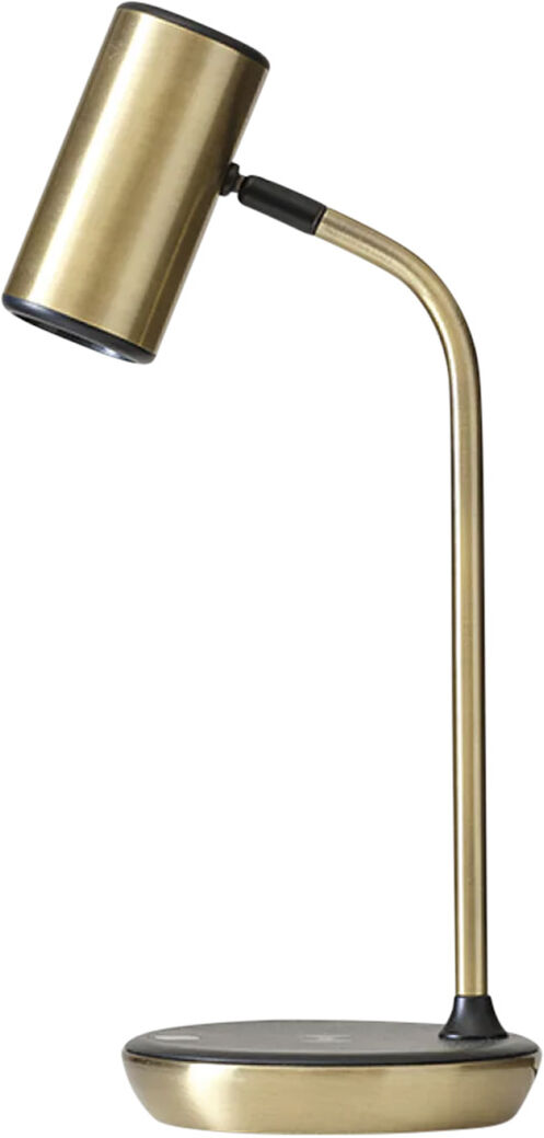 Brightech Ezra LED Task Lamp w/ Wireless Charger Gold