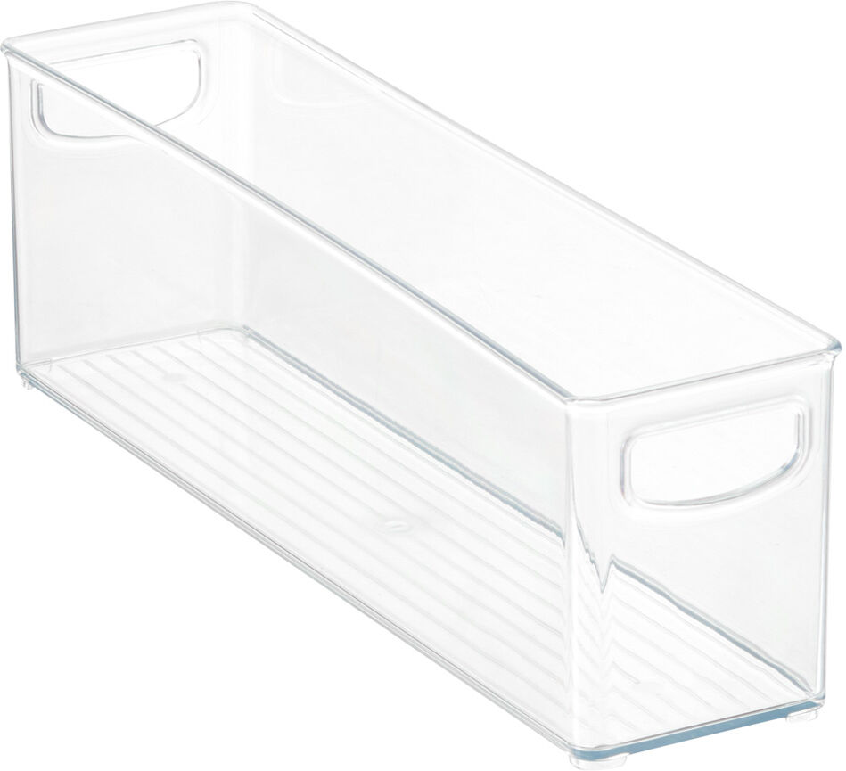 The Container Store Case of 4 Linus Small Deep Drawer Bin Clear