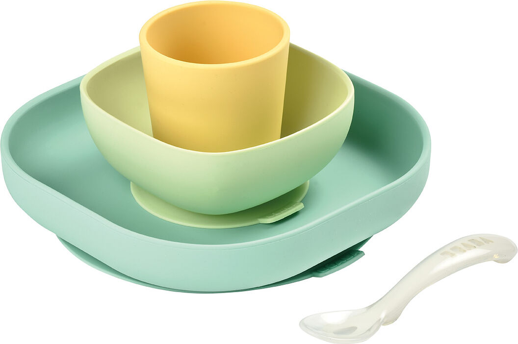 BEABA Silicone Meal Set Pastel Set of 4