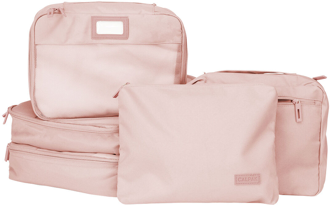 Calpak Packing Cubes Pink Sand Set of 5