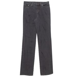 Alexander McQueen Vintage Dark Grey Sanded Denim Straight Leg Jeans S  - Gender: female