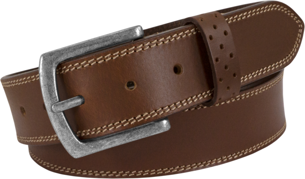 Florsheim Men's Jarvis Casual Leather Belt Brown - Size: 42 Waist - Brown - male