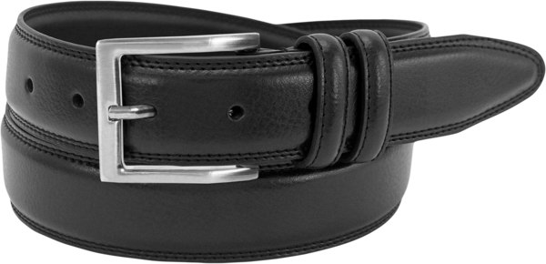 Florsheim Men's 1136 Casual Leather Belt Black - Size: 42 Waist - Black - male