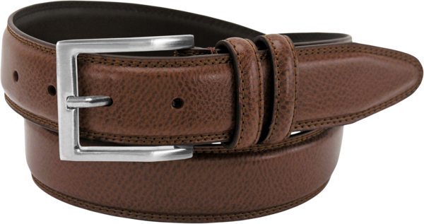 Florsheim Men's 1136 Casual Leather Belt Cognac - Size: 32 Waist - Brown - male