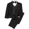 Peanut Butter Collection Men's Toddler's Tuxedo with Bow Tie Bond Blk - Size: Size 3 - Bond Blk - male