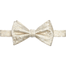 Egara Men's Pre-Tied Floral Bow Tie Ivory - Size: One Size - Ivory - male