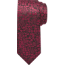 Egara Men's Skinny Tie Purple Wine/Blk - Size: One Size - Wine/Blk - male