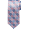 Pronto Uomo Men's Narrow Tie Pnk Grid - Size: One Size - Only Available at Men's Wearhouse - Pnk Grid - male