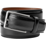 Joseph Abboud Men's Feather Edge Leather Belt Black - Size: 32 Waist - Black - male