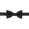 Egara Men's Pre-Tied Plaid Bow Tie Black - Size: One Size - Black - male