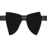 Egara Men's Pre-Tied Butterfly Velvet Bow Tie Black - Size: One Size - Black - male