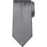 Awearness Kenneth Cole Men's Ribbed Dot Narrow Tie Grey - Size: One Size - Grey - male