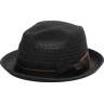 Biltmore Men's Vented Fedora Black - Size: Large - Black - male