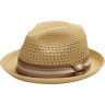 Biltmore Men's Vented Fedora Natural - Size: Large - Natural - male