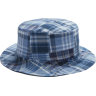 Biltmore Men's Madras Reversible Bucket Hat Navy - Size: Large - Navy - male