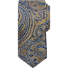 Joseph Abboud Men's Narrow Botanical Paisley Tie Gold - Size: One Size - Gold - male