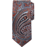 Joseph Abboud Men's Narrow Botanical Paisley Tie Orange - Size: One Size - Orange - male