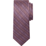 Egara Men's Narrow Comets Tie Pink - Size: One Size - Pink - male