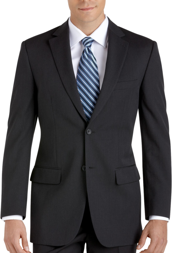 Pronto Uomo Platinum Big & Tall Men's Modern Fit Suit Separates Jacket Black - Size: 60 Regular - Only Available at Men's Wearhouse - Black - male