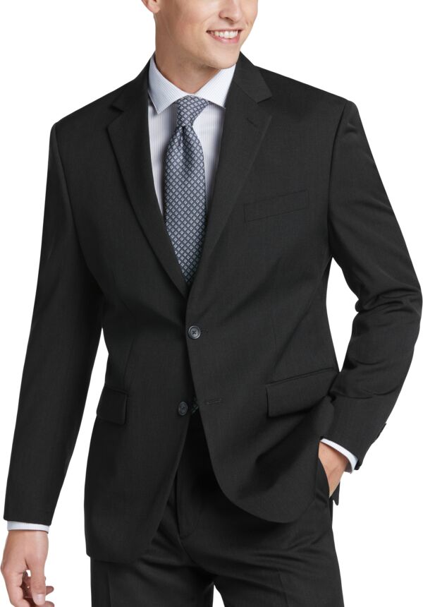 Pronto Uomo Platinum Men's Modern Fit Suit Separates Jacket Charcoal - Size: 38 Regular - Only Available at Men's Wearhouse - Gray - male