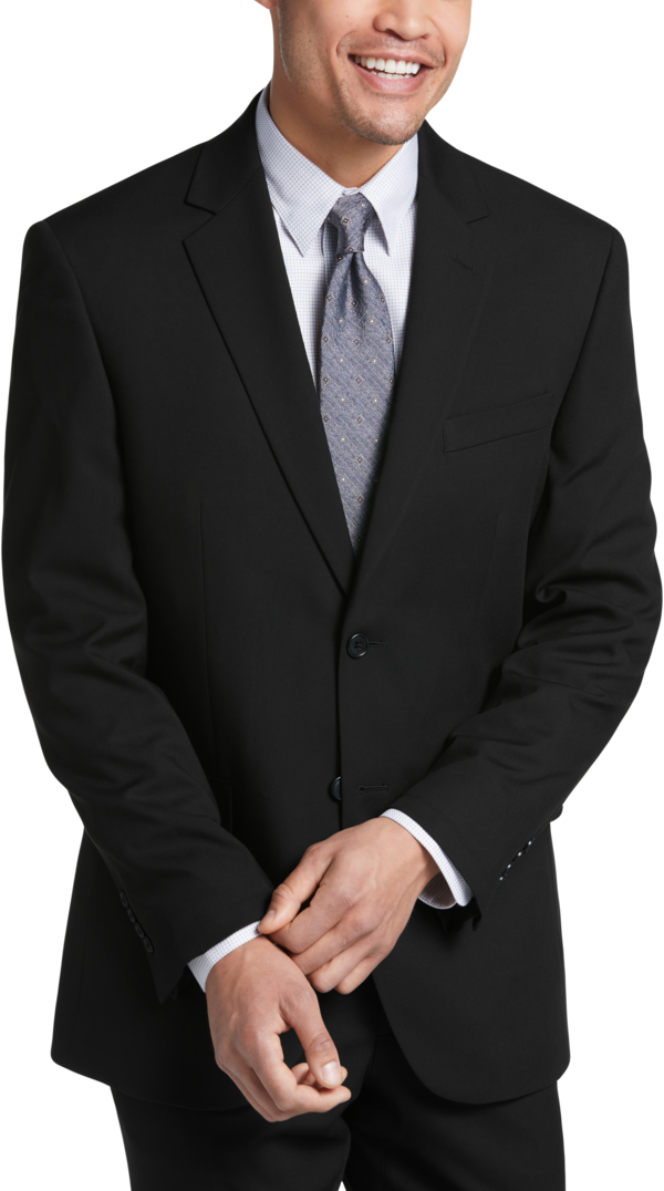 Pronto Uomo Big & Tall Men's Modern Fit Suit Separates Jacket Black Solid - Size: 48 Short - Only Available at Men's Wearhouse - Black - male