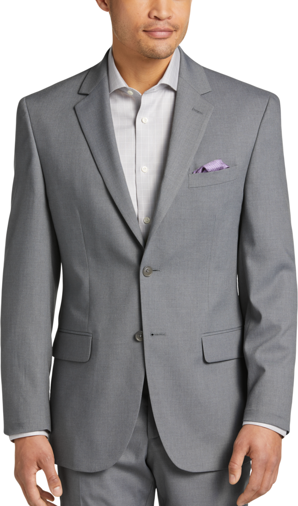 Pronto Uomo Men's Modern Fit Suit Separates Jacket Med Gray Solid - Size: 38 Regular - Only Available at Men's Wearhouse - Med Gray Solid - male