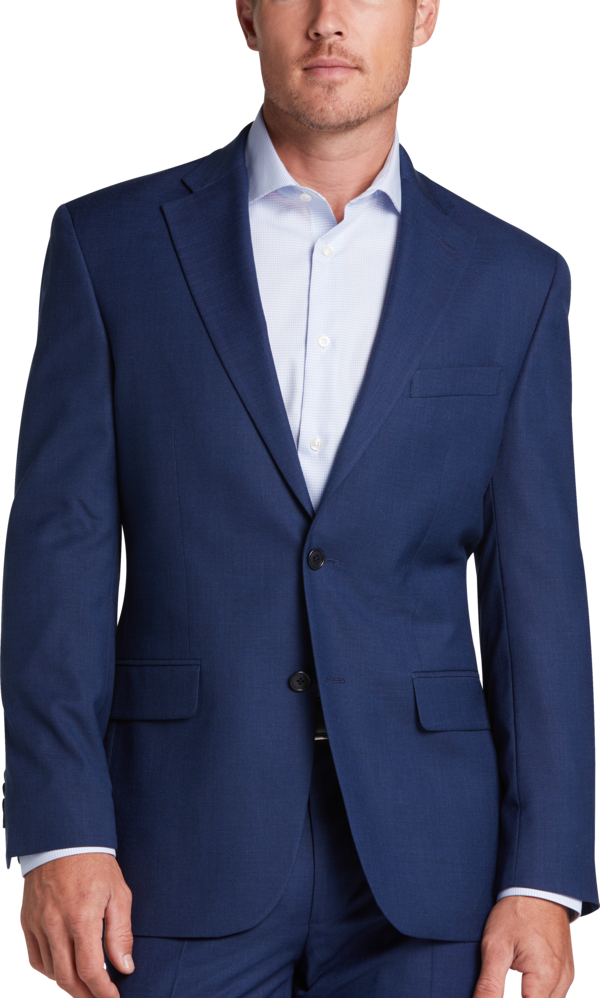 Pronto Uomo Men's Modern Fit Suit Separates Jacket Blue - Size: 46 Regular - Only Available at Men's Wearhouse - Blue - male