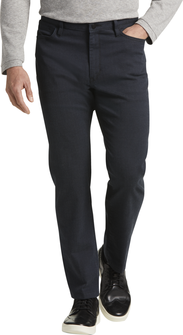 Awearness Kenneth Cole Men's Slim Fit Jeans Blue/Black - Size: 34W x 30L - Blue/Black - male