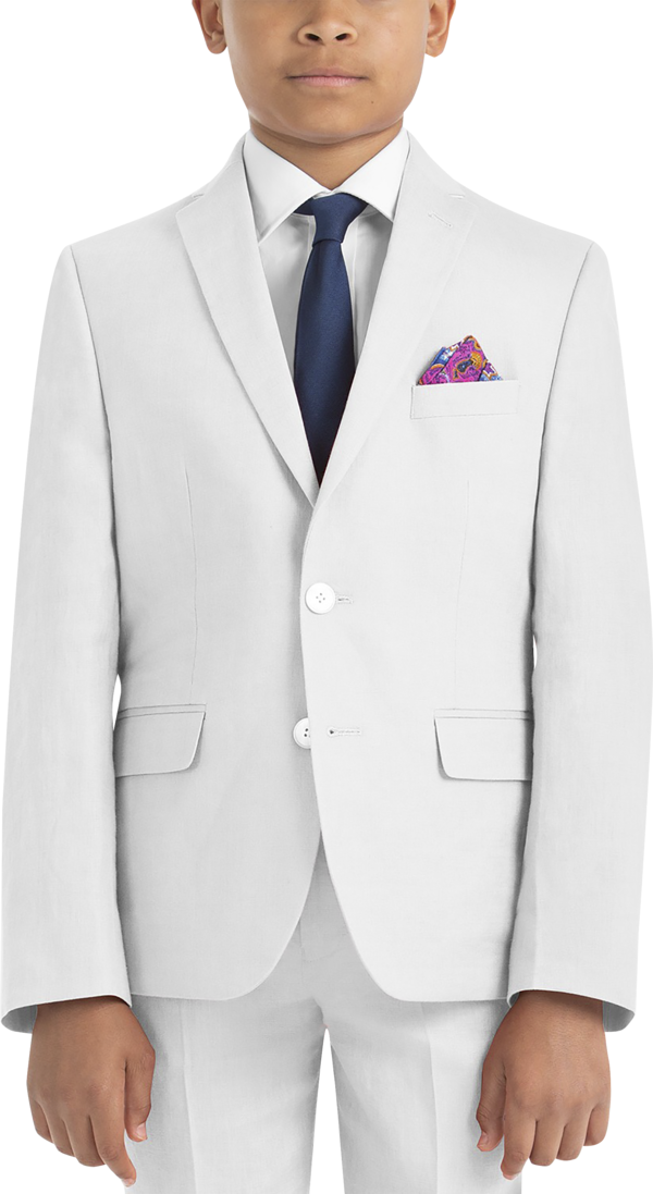 Lauren By Ralph Lauren Boys (Sizes 8-20) Men's Suit Separates Jacket White - Size: Boys 14 - White - male