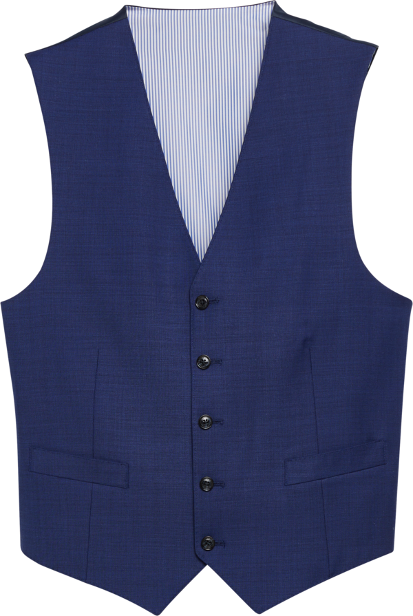 Tommy Hilfiger Modern Fit Men's Suit Separates Vest Blue/Postman - Size: XL - Blue/Postman - male