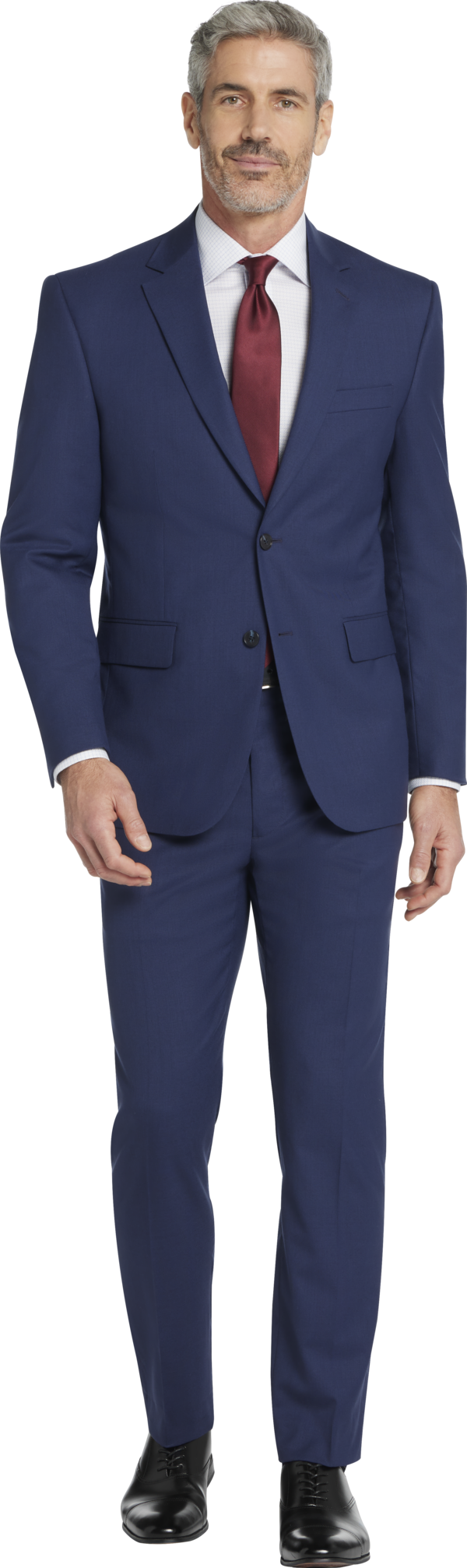 JOE Joseph Abboud Modern Fit Men's Suit Blue - Size: 34 Short - Blue - male