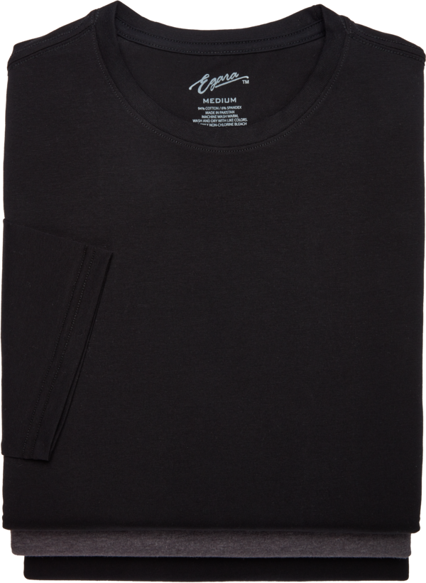 Egara Men's Slim Fit Crewneck T-Shirt, 3-Pack Multi - Size: XL - Multi - male