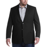 Joseph Abboud Big & Tall Men's Executive Fit Notch Lapel Blazer Black Solid - Size: 44 Short - Black - male