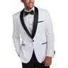 Egara Men's Slim Fit Dinner Jacket White - Size: 38 Long - White - male