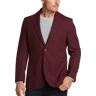 Nautica Men's Modern Fit Tweed Sport Coat Burgundy - Size: 40 Regular - Dark Red - male