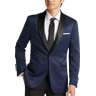 After Hours Men's Slim Fit Shawl Lapel Dinner Jacket Navy Jacquard - Size: 40 Long - Navy Jacquard - male