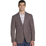 Awearness Kenneth Cole Men's Modern Fit Peak Lapel Tic Sport Coat Brick Tic - Size: 42 Long - Brick Tic - male