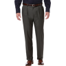Haggar Men's Premium Comfort Classic Fit Pleat-Front Pants Charcoal Gray - Size: 38W x 29L - Gray - male