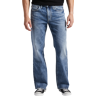 Silver Jeans Men's Zac Relaxed Fit Straight Jeans Medium Wash - Size: 29W x 32L - Medium Wash - male